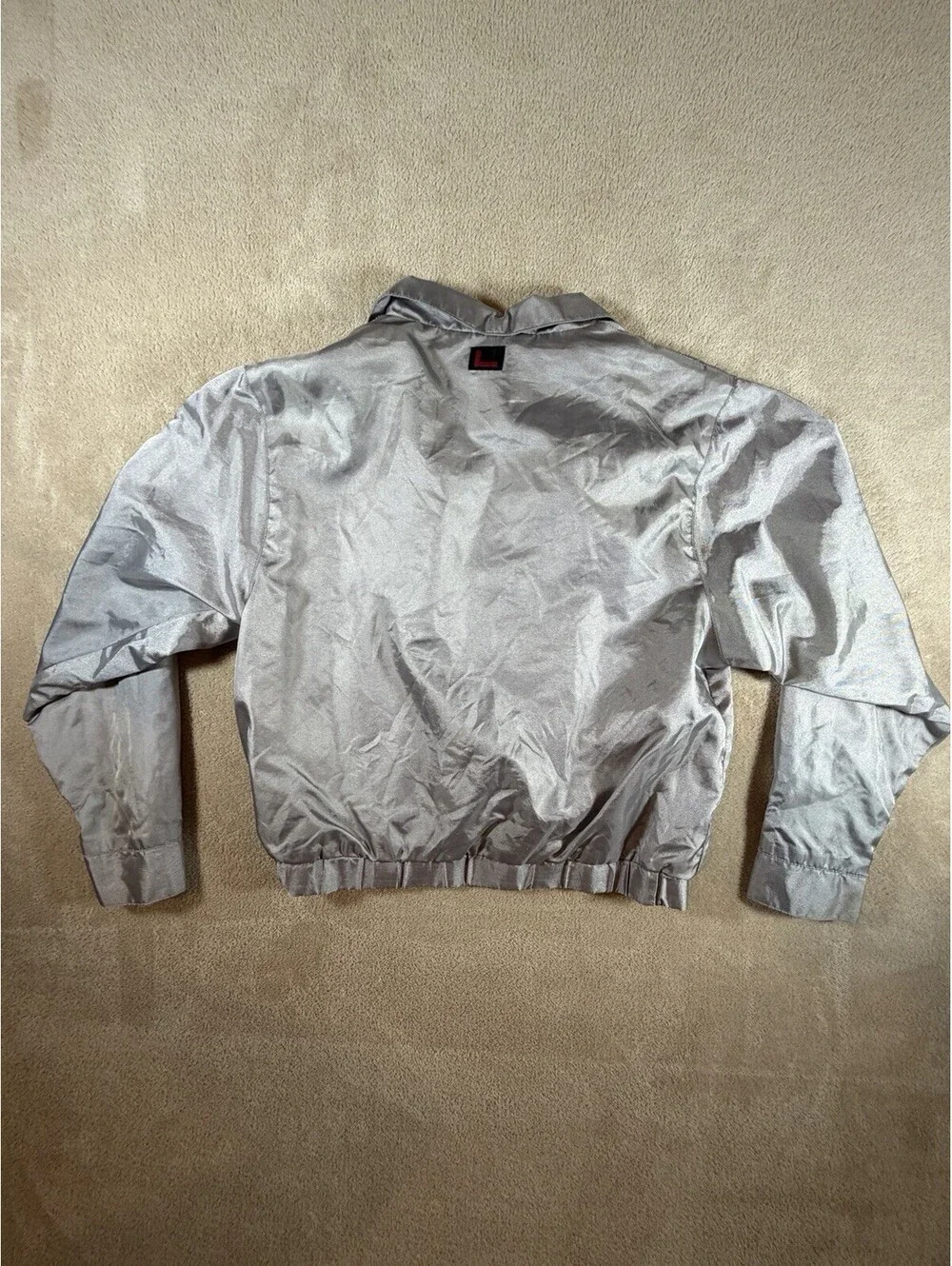 Vintage FUBU The Collection Jacket Youth M 8-10 Silver 05 Y2K Hip Hop 90s